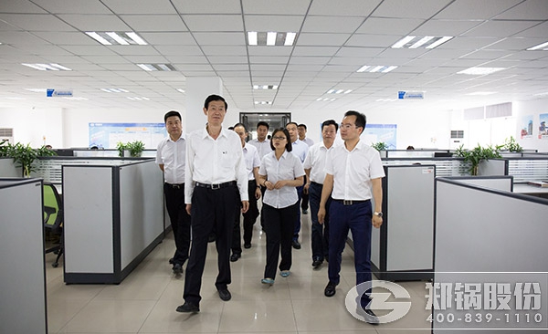 郑州市市委常委统战部部长王跃华一行到豪门国际股份调研