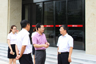 河南省商务厅副厅长张雷明莅临豪门国际调研 -1