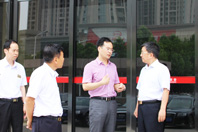 河南省商务厅副厅长张雷明莅临豪门国际调研 -2