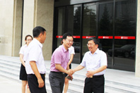 河南省商务厅副厅长张雷明莅临豪门国际调研 -3