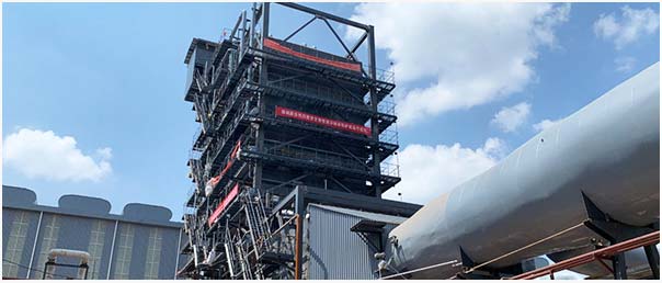 豪门国际碳素余热接纳锅炉